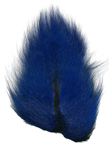 Deer Tail Feathers; Medium - Royal Blue