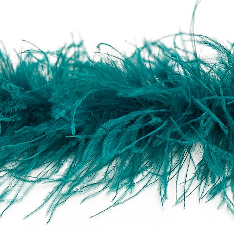 Ostrich Feather Boa - Value Two-Ply - Dark Aqua