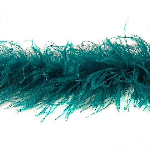 Ostrich Feather Boa - Value Two-Ply - Dark Aqua