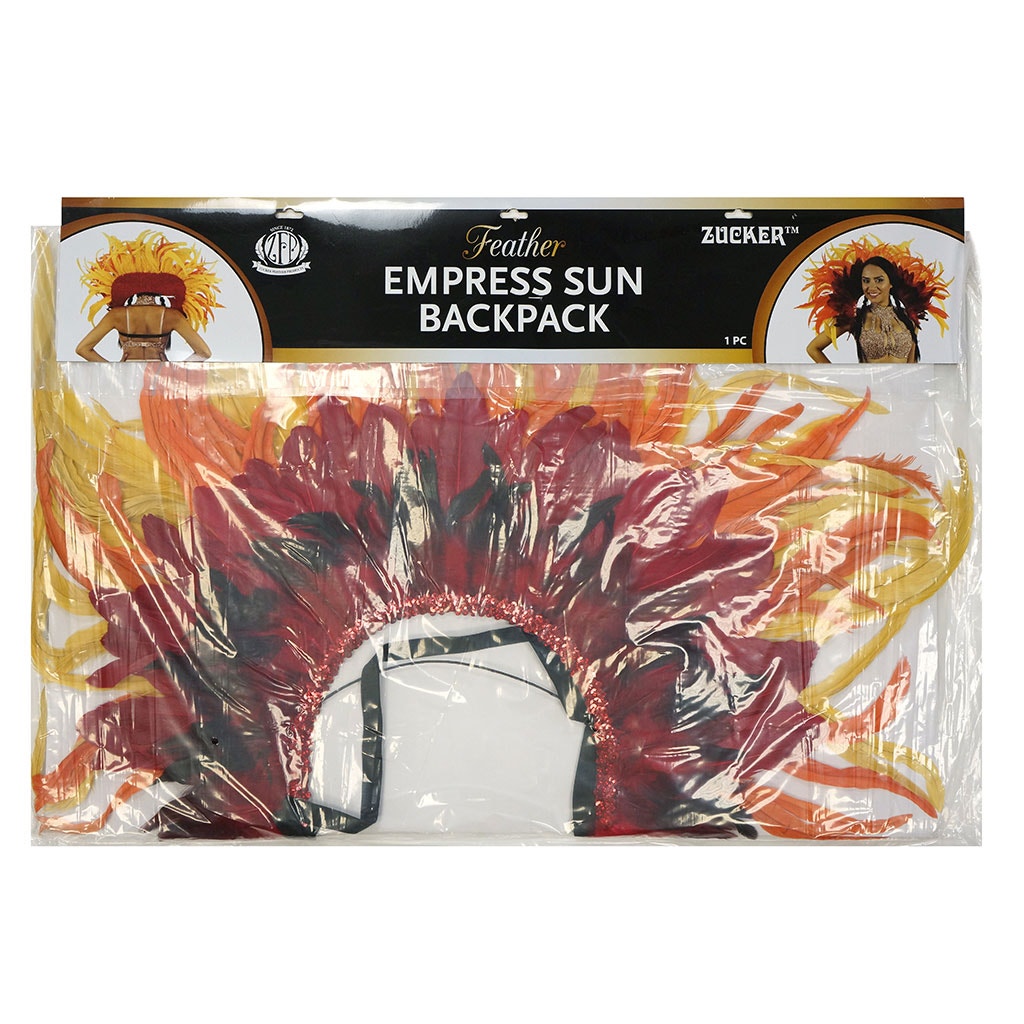 Empress Sun Carnival Feather Backpack