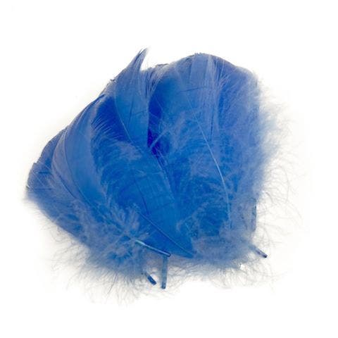 Goose Nagoire Loose Feathers 4-6" -  Light Turqouise