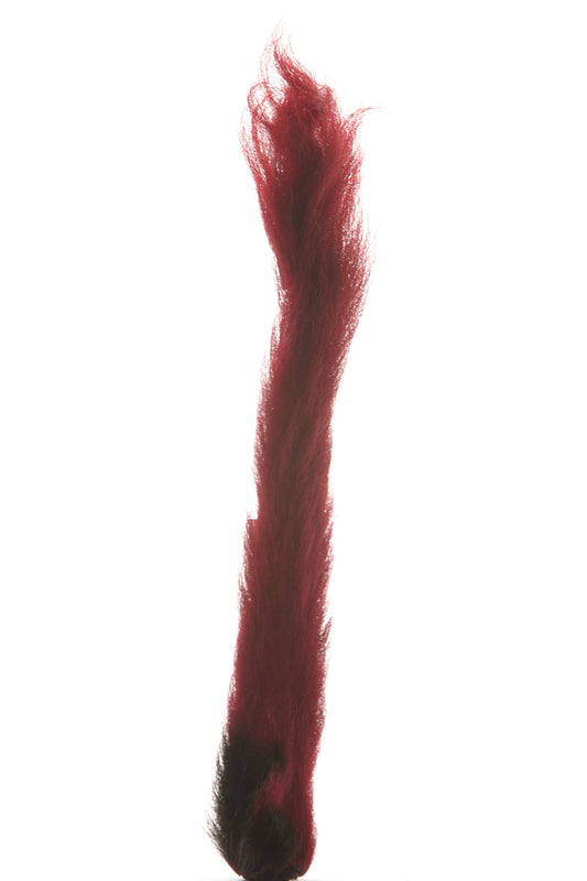 Calf Tails-Assorted Tails 8-10 Inches - Fluorescent Red