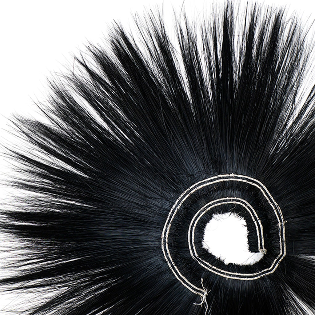 Natural Peacock Flue (Herl) Burnt Dyed Black Feathers | Buy 8-10 Inches Craft Feathers