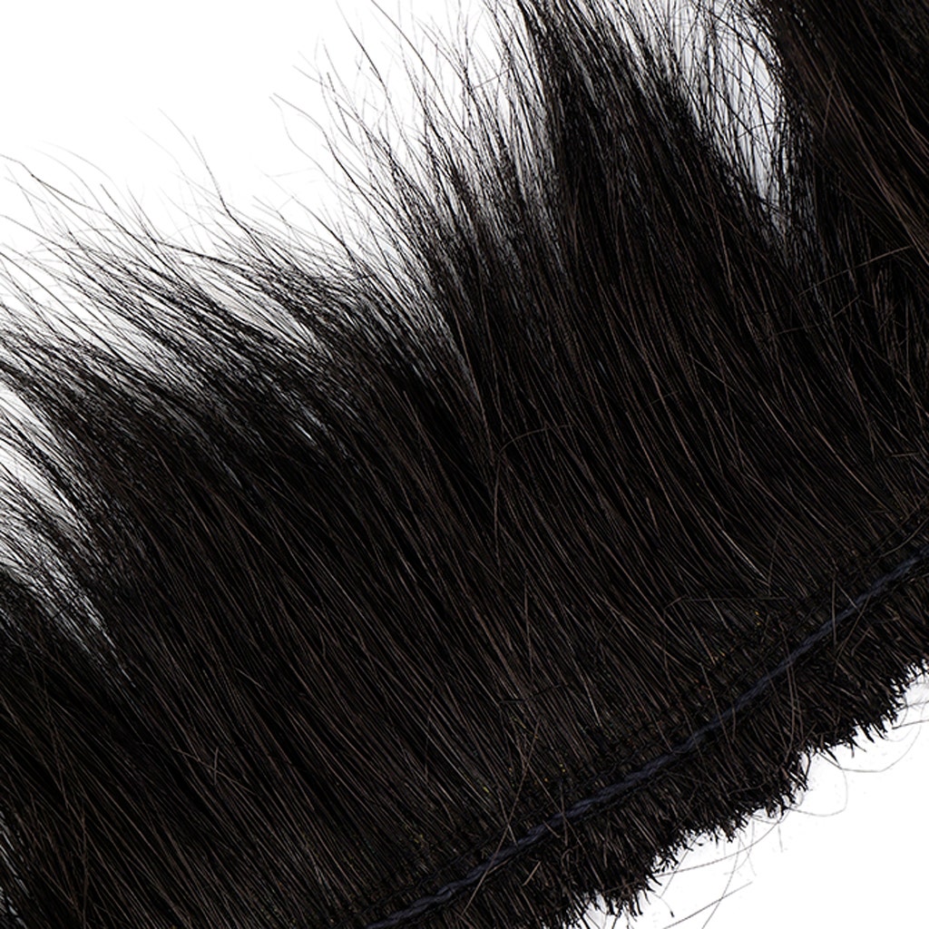 Black 12-14'' Burnt Ostrich Feather Trims By Piece