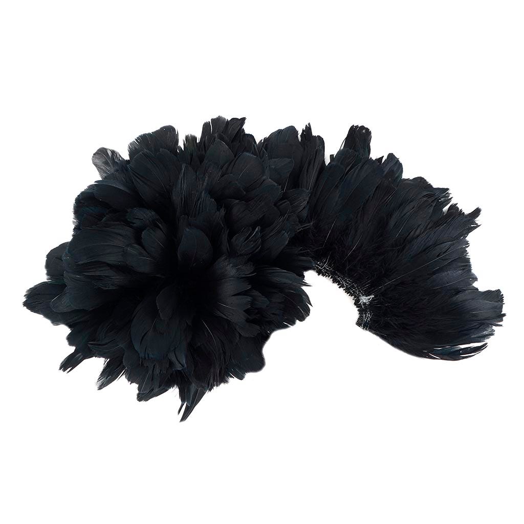 Goose Nagorie Feathers Dyed - Black