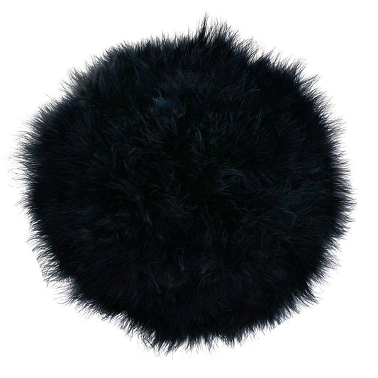 Turkey Good Quill Marabou Feathers - Black