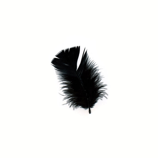 Loose Turkey Plumage Feathers - Black
