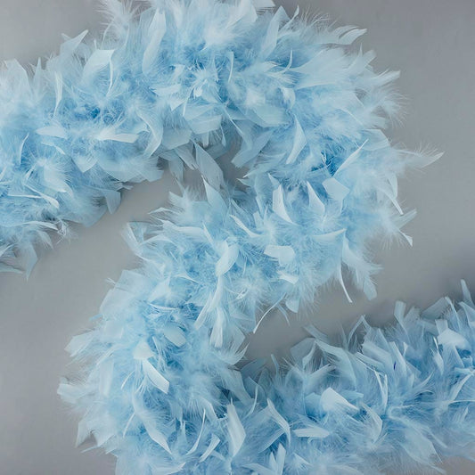 Chandelle Feather Boa - Heavyweight  - Light Blue