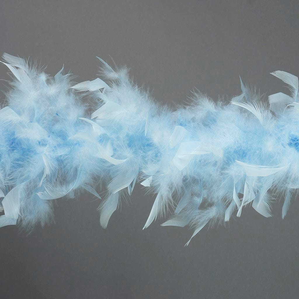 Chandelle Feather Boa - Lightweight - Light Blue