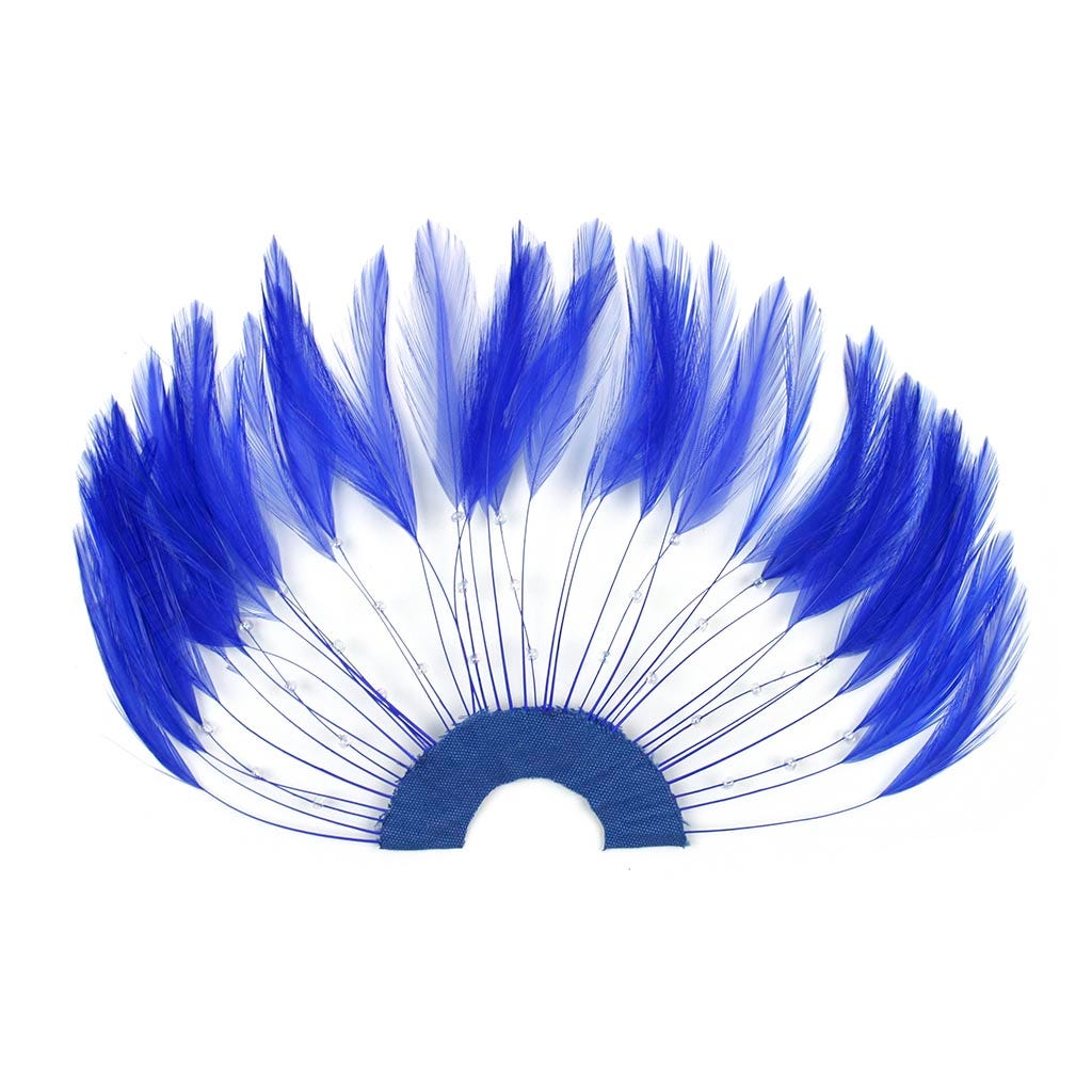 Feather Hackle Plates Solid Colors - Royal