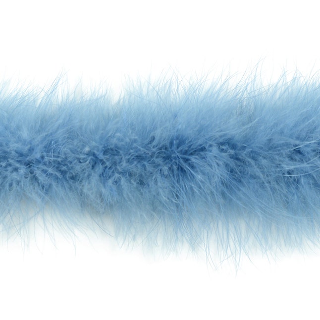 Marabou Feather Boa - Mediumweight - Dusty Blue