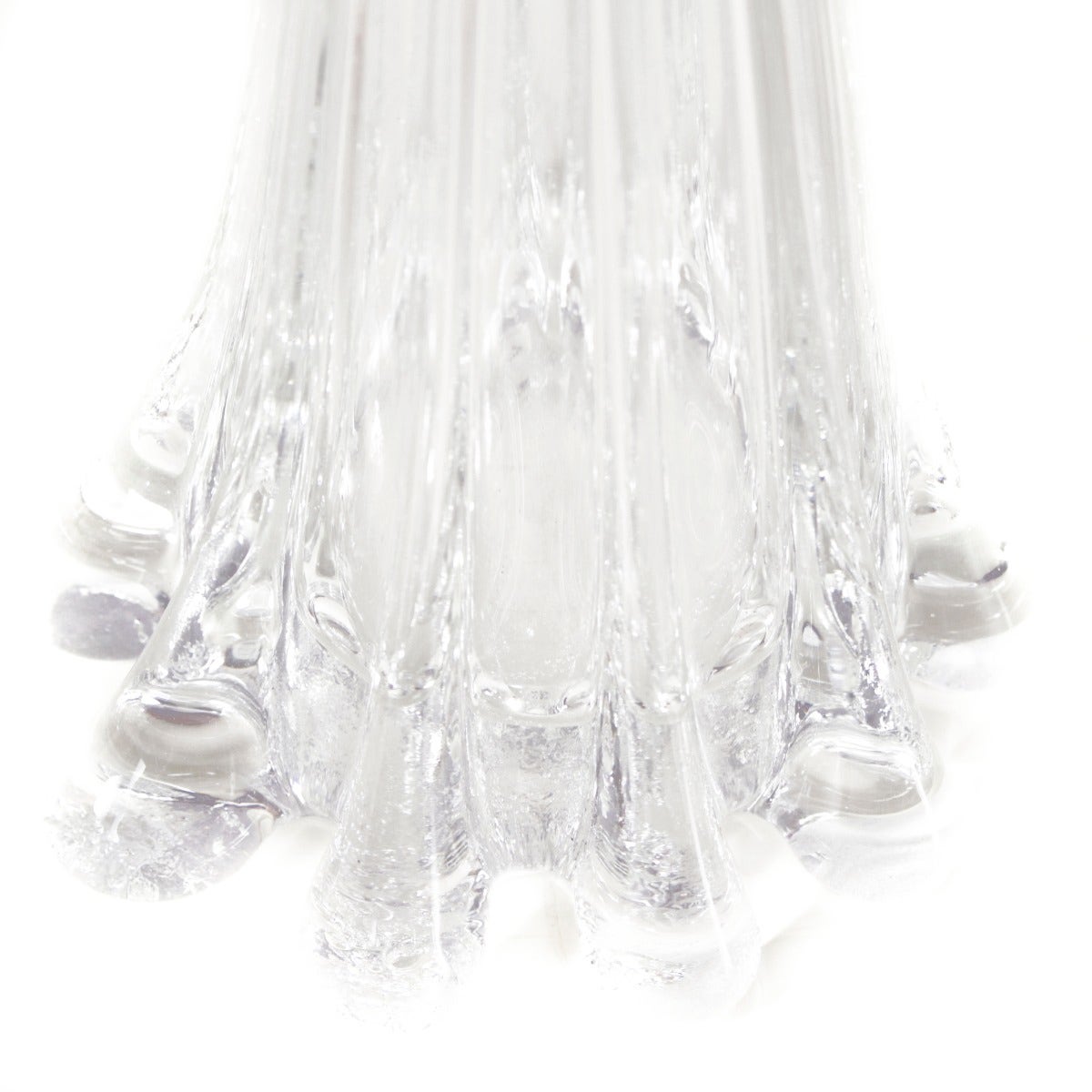 1 Piece Bubble Bottom Eiffel Tower Glass Vase Clear for Wedding Centerpiece, Home Decor