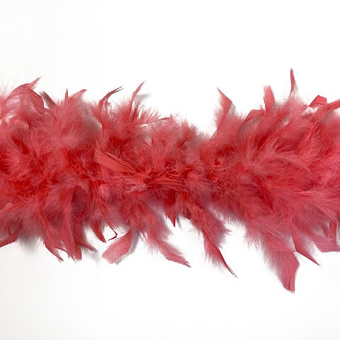 Chandelle Feather Boa - Lightweight - Coral