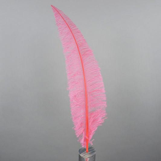 Ostrich Feathers - 13-24" Nandus - Coral