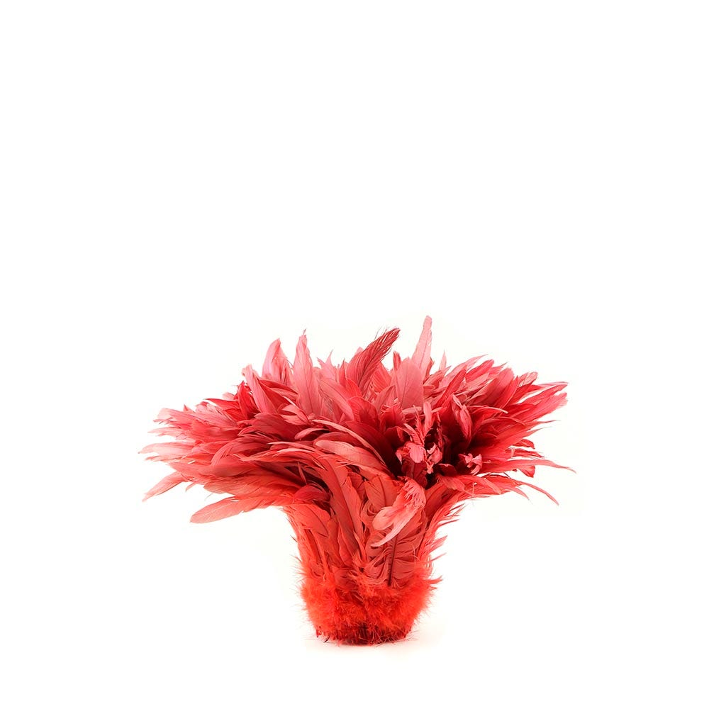 Rooster Coque Tails-Bleach-Dyed Coral