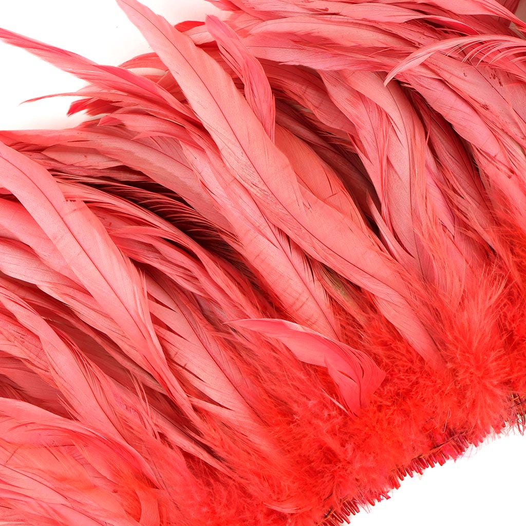 Rooster Coque Tails-Bleach-Dyed Coral
