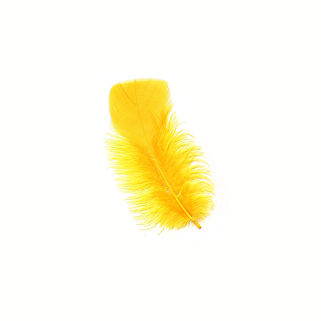 Loose Turkey Plumage Feathers - 1/4 lb - Gold