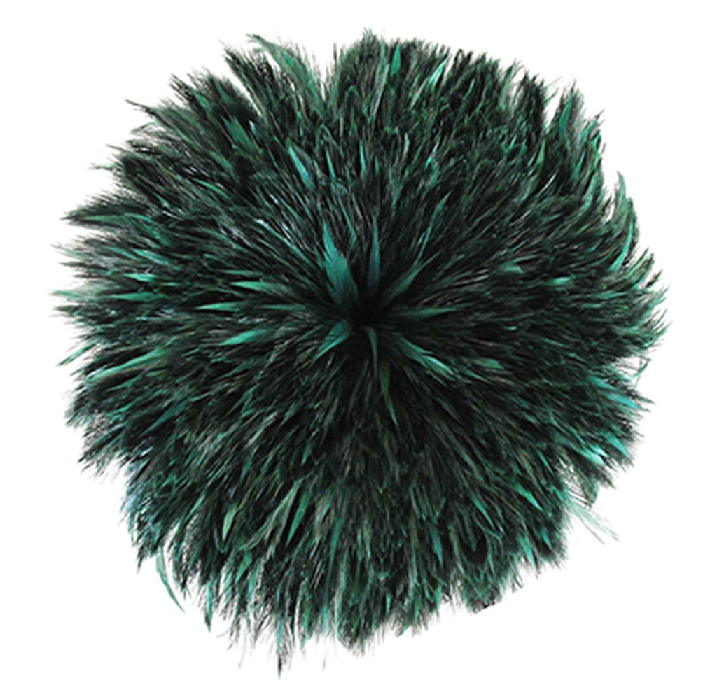 Rooster Hackle-Dyed Furnace 1YD - Forest Green