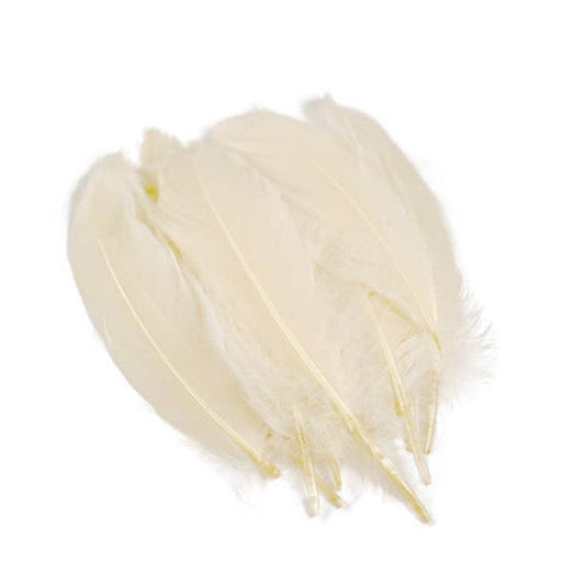 Goose Pallets Loose Feathers 6-8 Inch 1/4 LB -  Ivory