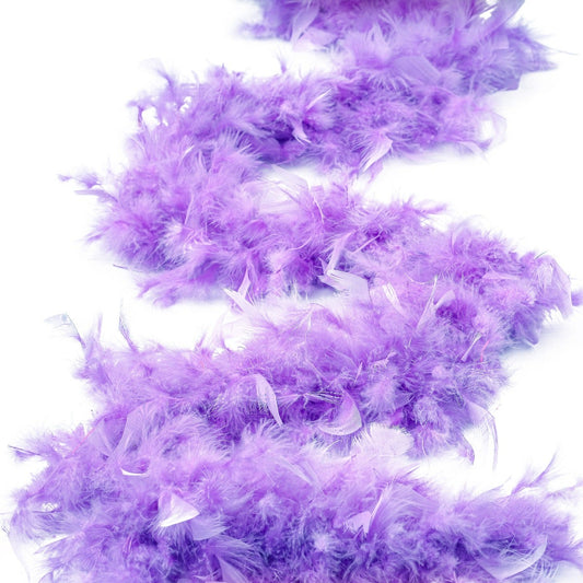 Chandelle Feather Boa - Medium Weight - Lavender