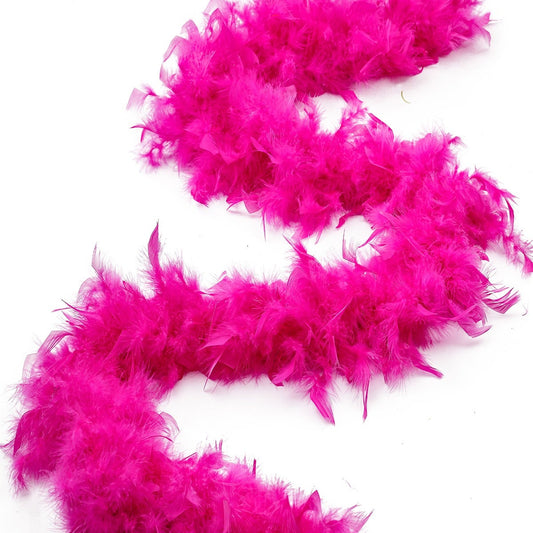Medium Weight Chandelle Boa Solid Color - Shocking Pink