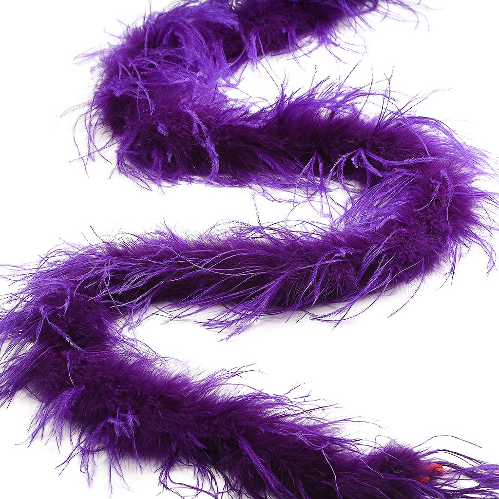 Regal Puprle 2 Ply Ostrich Feather Boa