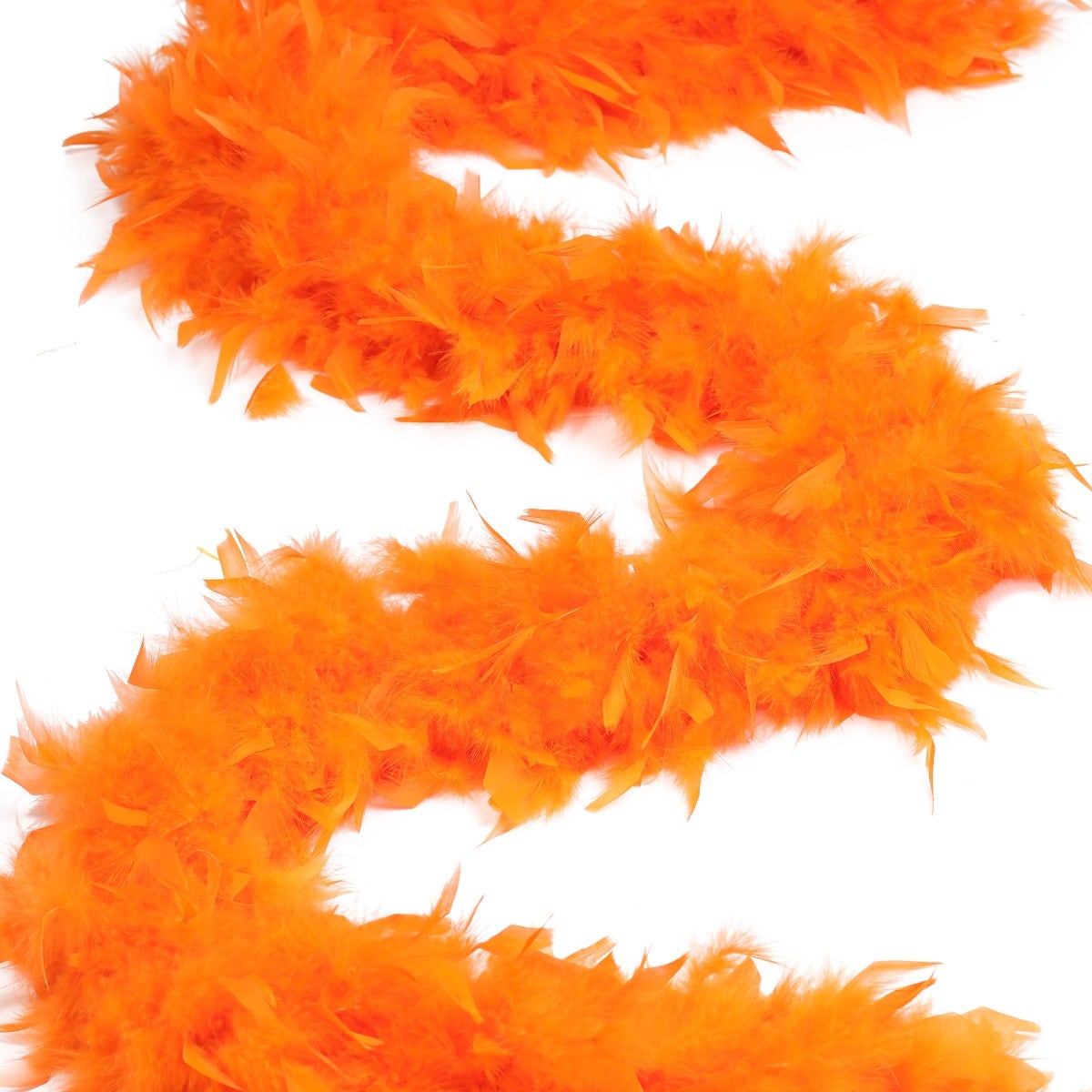 Chandelle Feather Boa - Heavyweight  - Orange