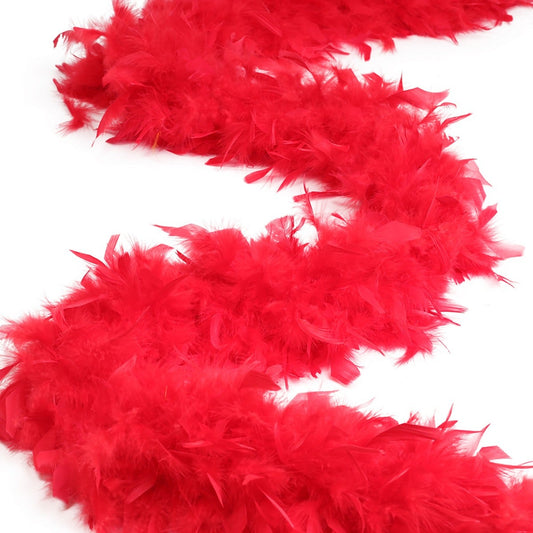 Zucker Marabou Feathers .25oz Red