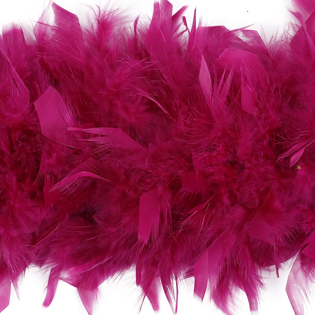 2 Yards - Purple Heavy Weight Chandelle Feather Boa
