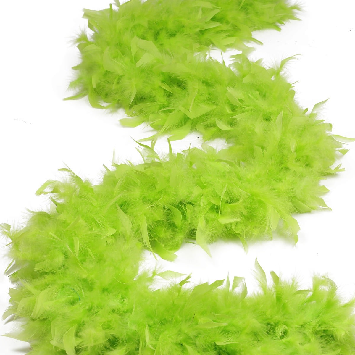 Chandelle Feather Boa - Heavyweight  - Lime
