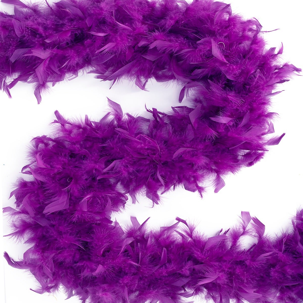 Chandelle Feather Boa - Medium Weight - Purple
