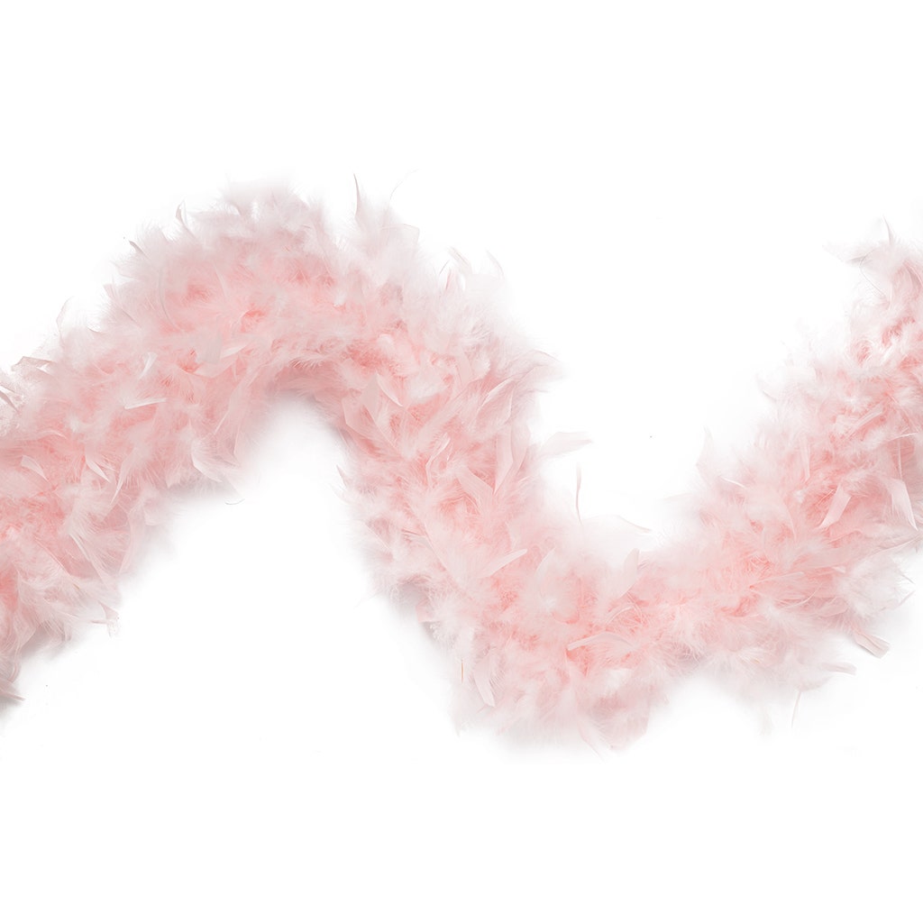 Chandelle Feather Boa - Medium Weight - Candy Pink