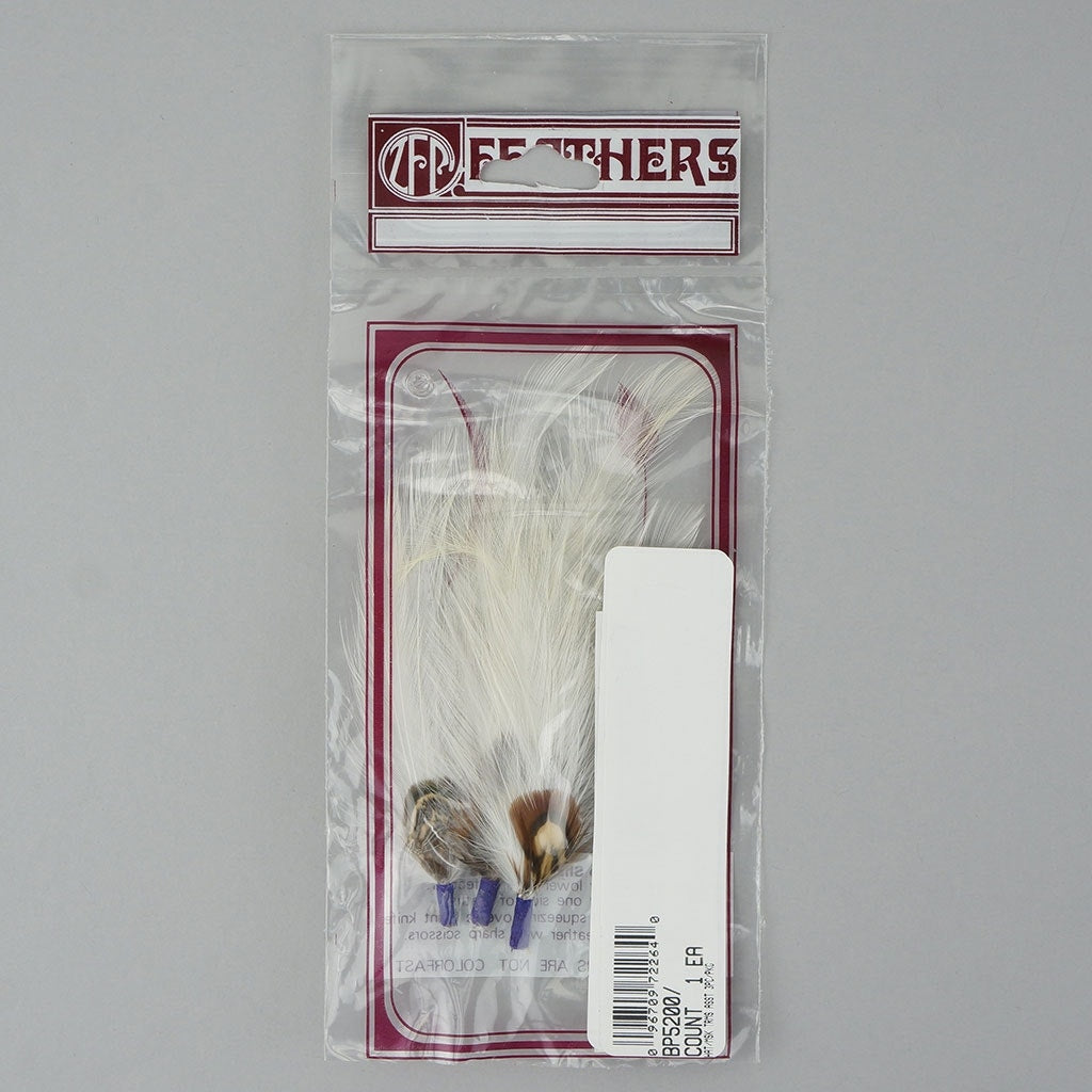 ZUCKER™ Hackle-Pheasant Hat Trim - Ivory - Natural