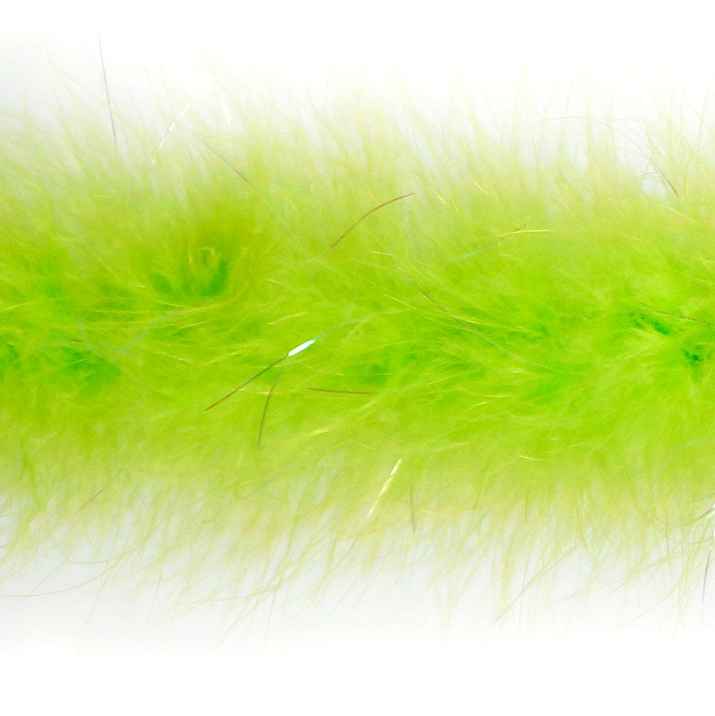 Lime Green Feathers, Large Marabou