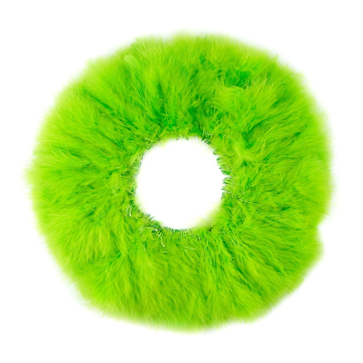TURKEY MARABOU GOOD QUILL FEATHERS  3-4" - LIME