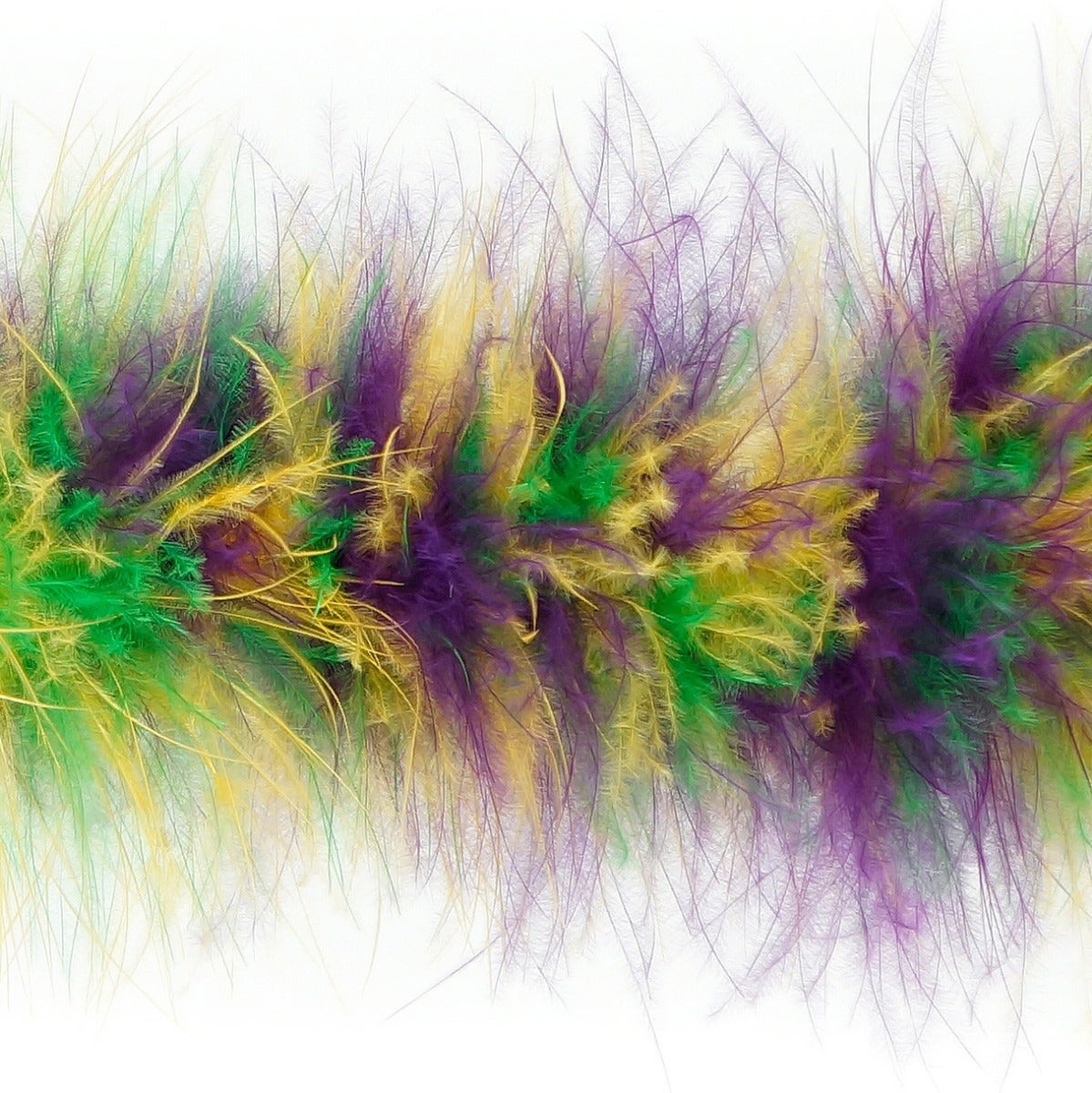 Zucker Feather Products Marabou Feather Boas Multi Color - Mardigras