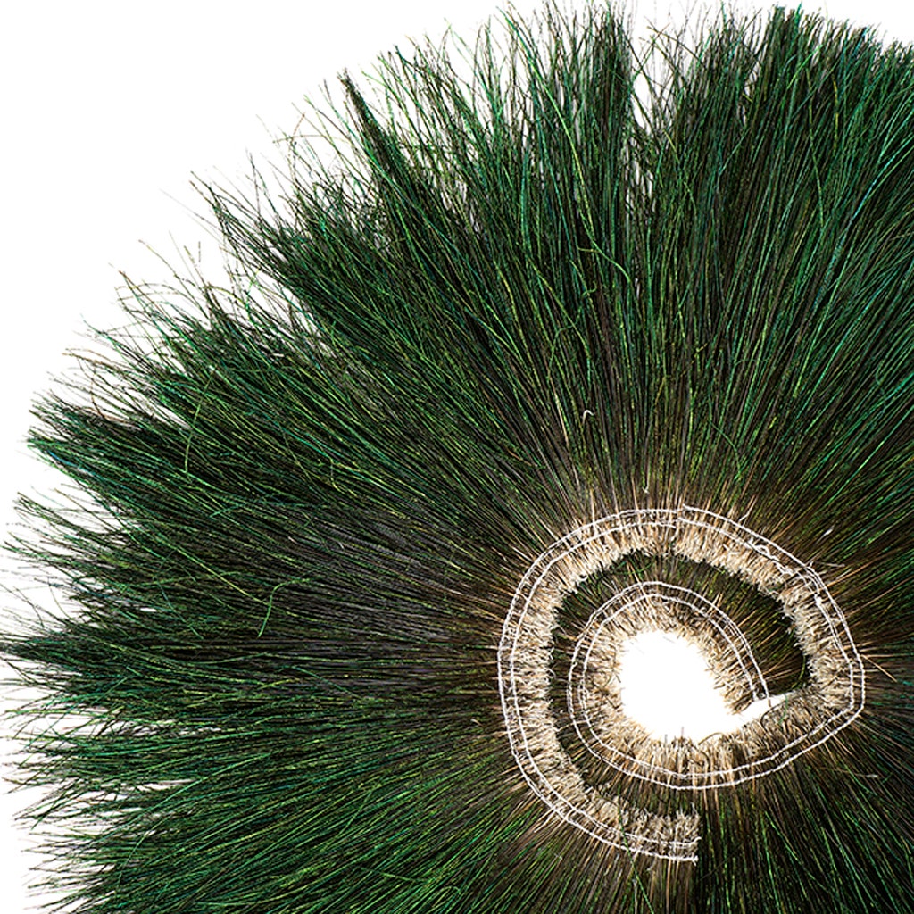 Peacock Flue (Herl) Feathers [{WEDDING CENTERPIECES}] - Natural - 10-12"