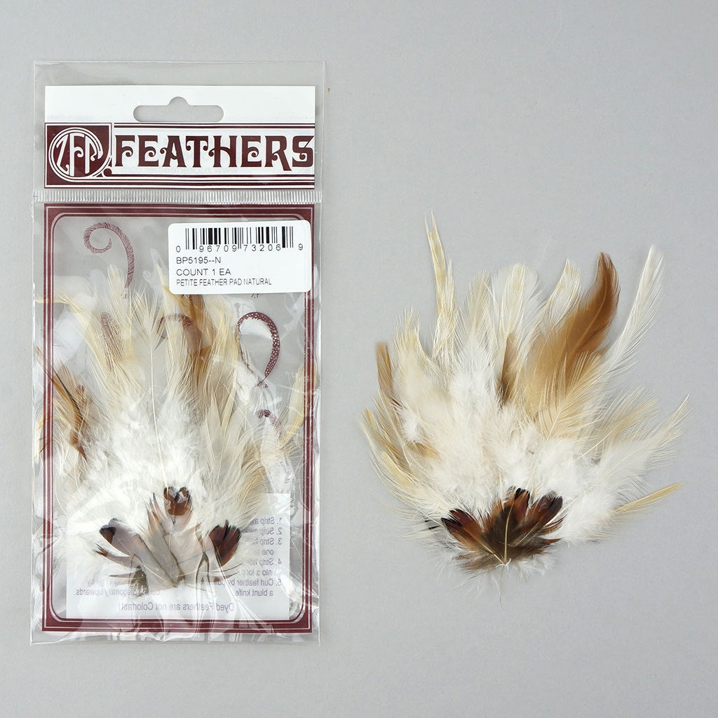 Rooster & Pheasant  Petite Feather Pad - Natural