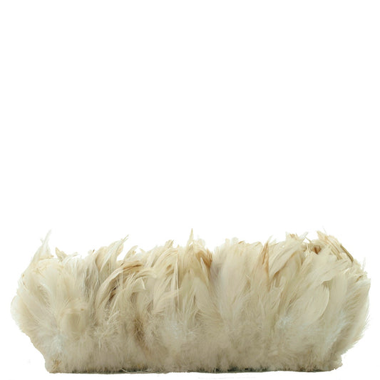 Rooster Schlappen Ginger Saddle Feathers - Natural