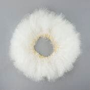 White Turkey Marabou Feathers 4-5 Inch per Ounce