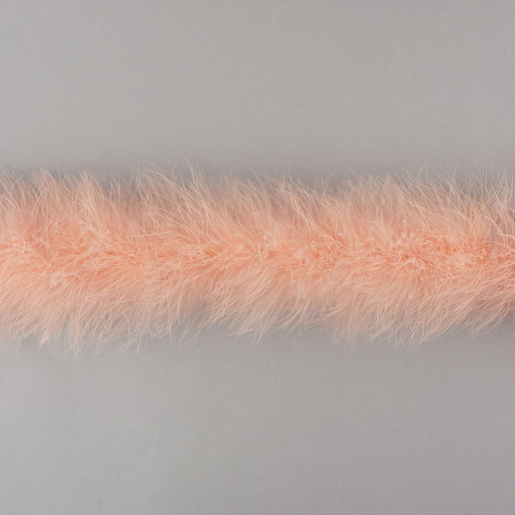 Extra Thick Marabou Feather Boa - Apricot Blush