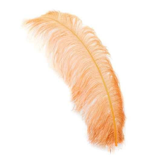 Large Ostrich Feathers - 24-30" Prime Femina Plumes - Cinnamon