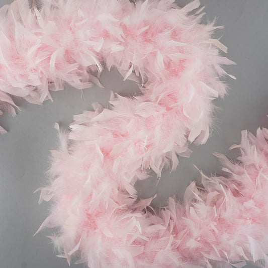 Chandelle Feather Boa - Heavyweight  - Light Pink