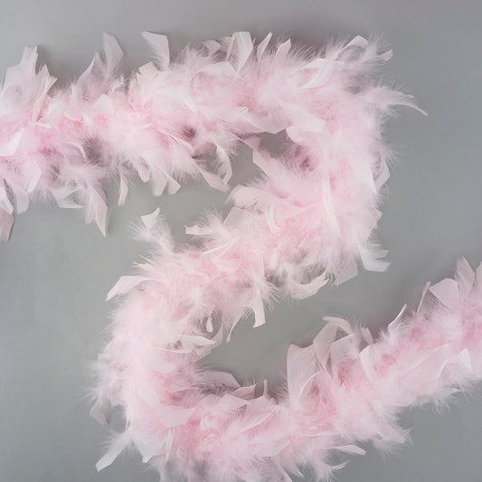 Chandelle Feather Boa - Lightweight - Light Pink