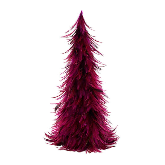 Hackle Feather Tree 24" - Shocking Pink