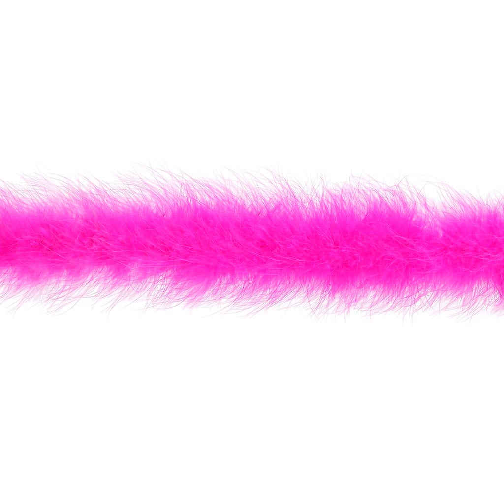 Full Marabou Feather Boa - Shocking Pink