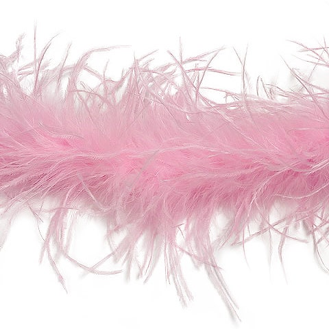 Ostrich Feather Boa - Value Two-Ply - Candy Pink
