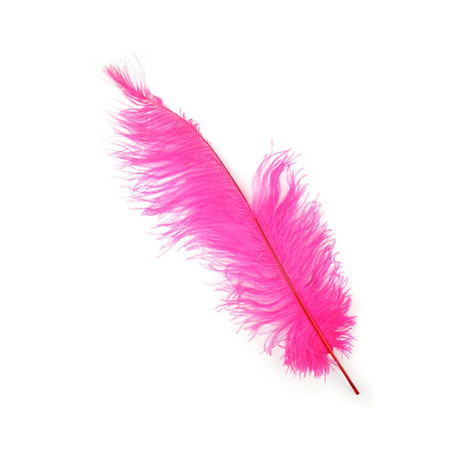 Ostrich Feathers-Damaged Drabs - Pink Orient