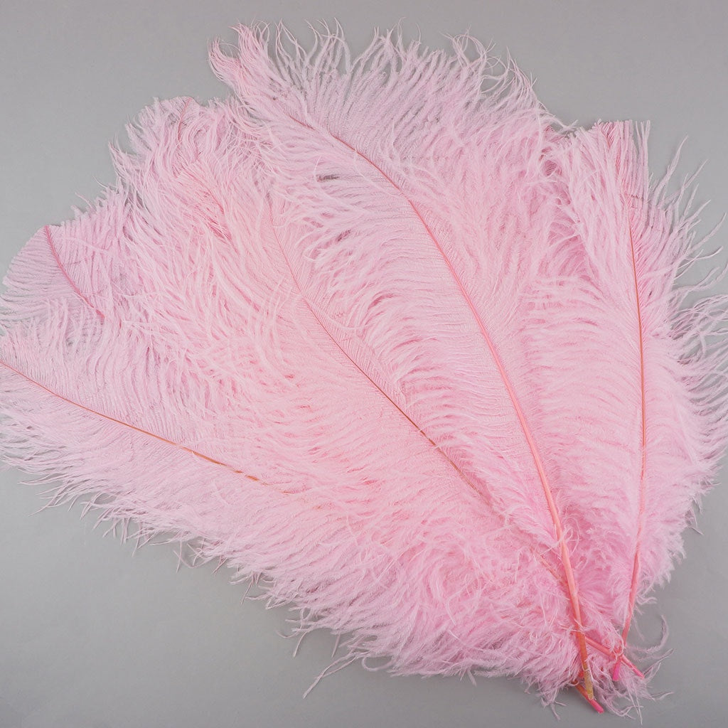 Ostrich Feathers-Narrow Drabs - Candy Pink