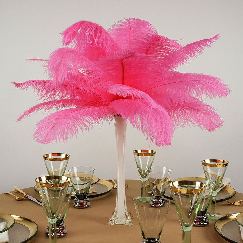 Ostrich Feathers 13-16" Drabs - Pink Orient